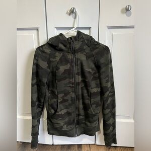Lulu camo scuba hoodie